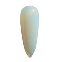 Anboret syn. opalit, glat, spids dråbe, 25x10mm, 1 stk.